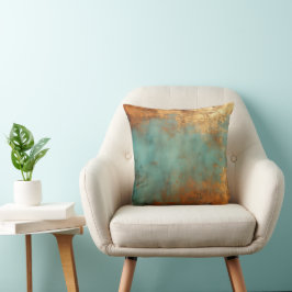 Kupfer Patina Rustic Kissen