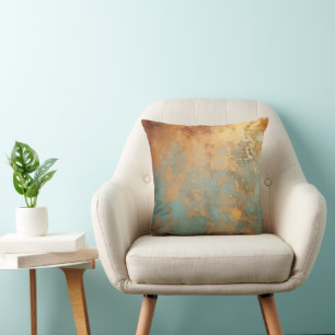 Kupfer Patina Rustic Kissen