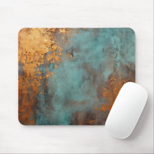 Kupfer Patina Rustic Metallic Mousepad