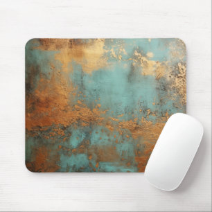 Kupfer Patina Rustikal Metallisch  Mousepad