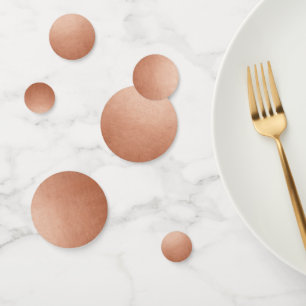 Kupfer Rose Gold Imitate Fohlen Große Tafel Konfetti