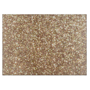 Kupfer-Rose Gold Metallischer Glitzer Schneidebrett