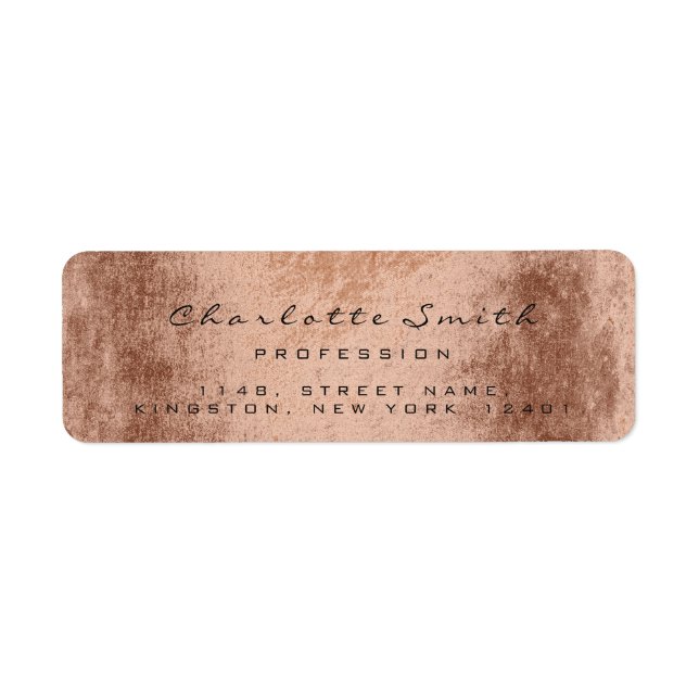 Kupfer-Rose Gold Name UAWG Professionelle Veransta (Vorne)