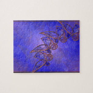 Kupfer-Schmetterlinge-Puzzle