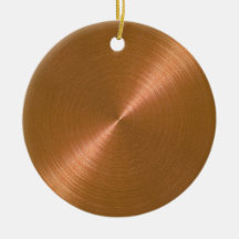 Kupfer Sheen Weihnachten Personalisierte Ornamente