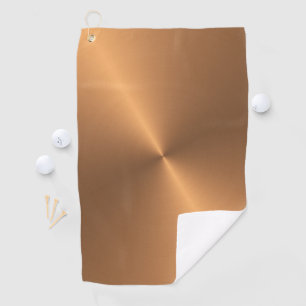 Kupfer-Shine-Winkel Golfhandtuch