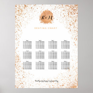 Kupfer-Spray-Hochzeitsstift Poster