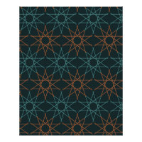 Kupfer-Teal-Geometrie
