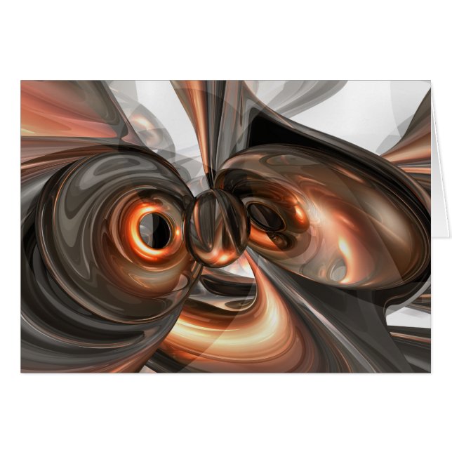 Kupfer träumt abstrakte Karte (Vorderseite (Horizontal))