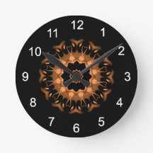 Kupfer- und schwarzes Mandala-Muster 4