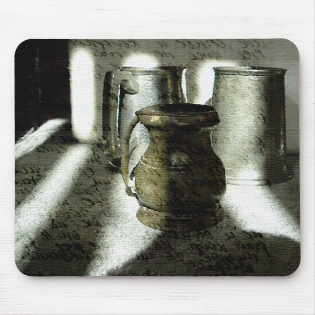 Kupfer- und Zinn-Tasse Mousepad (Vorne)