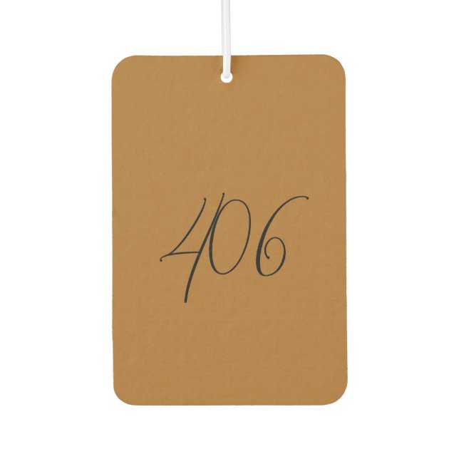 Kupfer von Montana mit Luftkühler für schwarze Flä Autolufterfrischer (Vorderseite)