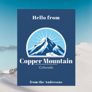 Kupferberg Colorado blaue Postkarte