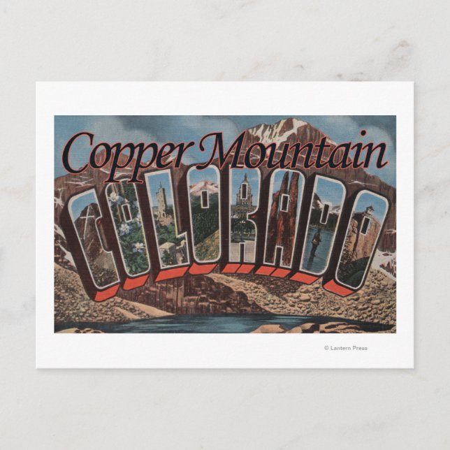 Kupferberg, Colorado - Große Briefmarkenszenen Postkarte (Vorderseite)