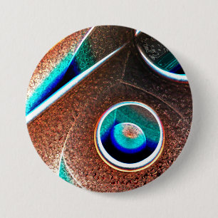 Kupferblau Button