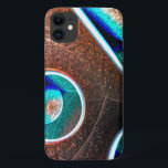 Kupferblau Case-Mate iPhone Hülle<br><div class="desc">Abstrakte Digitalkunst ähnelt einer glänzenden 3D-Oberfläche aus Kupfer mit Löchern,  die in ein azurblaues Flugzeug der Existenz hinabgebohrt werden...  Oder so etwas. Lass dir,  du schläfst..</div>