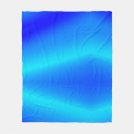 Kupferblau Ober Wasserfarbe abstrakt Pastellfarben Fleecedecke