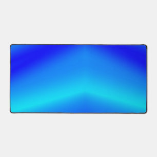 Kupferblau Ober Wasserfarbe abstrakt Pastellfarben Schreibtischunterlage