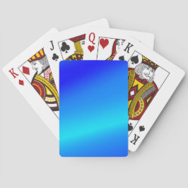 Kupferblau Ober Wasserfarbe abstrakt Pastellfarben Spielkarten