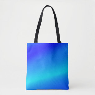 Kupferblau Ober Wasserfarbe abstrakt Pastellfarben Tasche