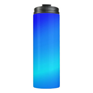 Kupferblau Ober Wasserfarbe abstrakt Pastellfarben Thermosbecher