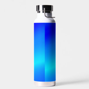 Kupferblau Ober Wasserfarbe abstrakt Pastellfarben Trinkflasche