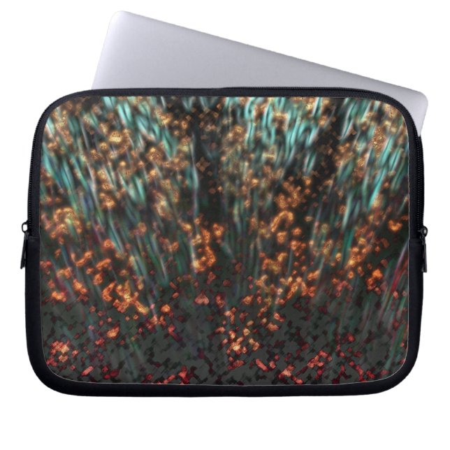 Kupferborealis Laptopschutzhülle (Vorderseite)