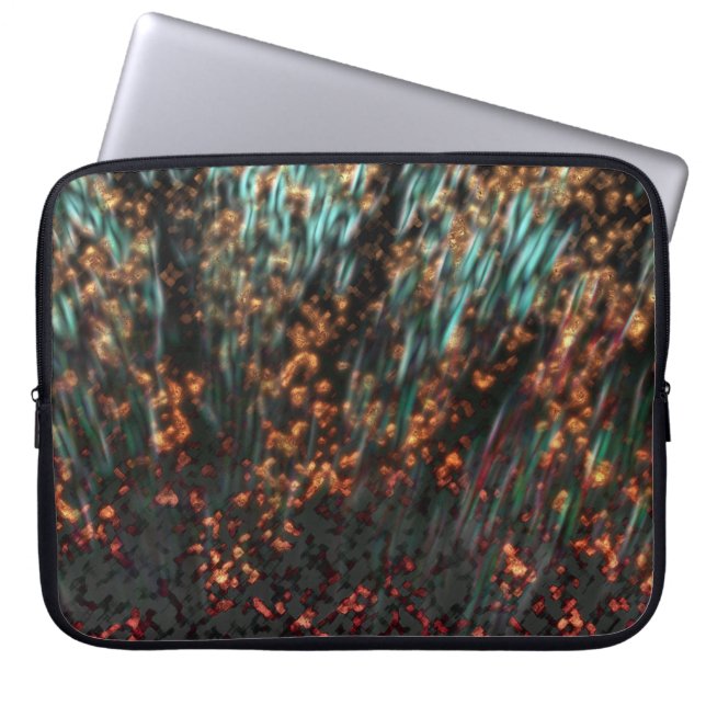 Kupferborealis Laptopschutzhülle (Vorderseite)