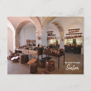 Kupferkesselküche des Sintra-Palastes Postkarte