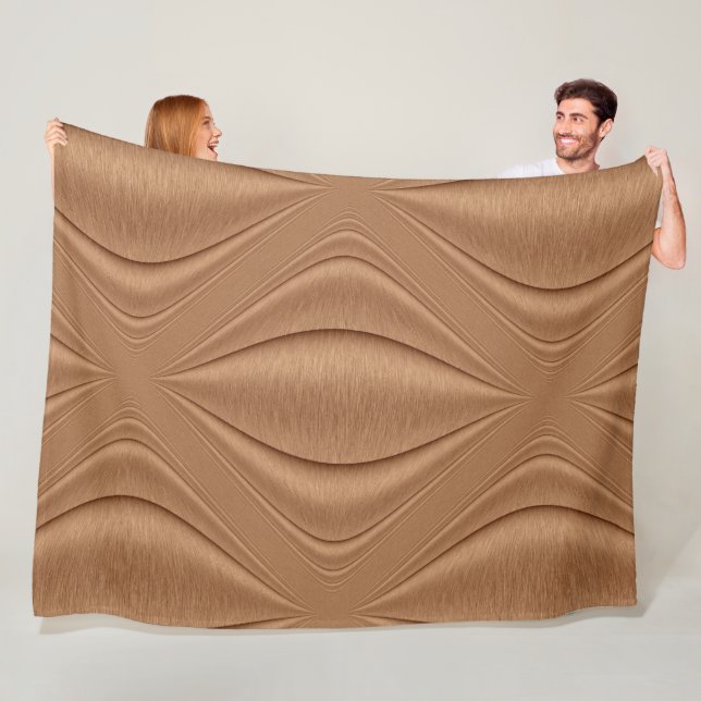 Kupferkontur Fleecedecke (Beispiel)