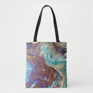 Kupferne Liebe Geode Tasche
