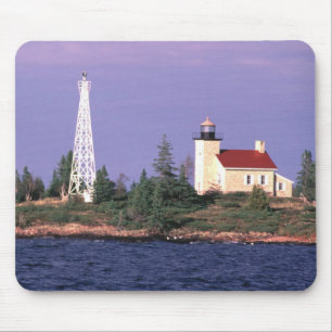 Kupferner Hafen-Leuchtturm Mousepad