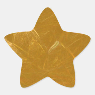 Kupfernes Blatt des Goldn:  Lotus gravierte Stern-Aufkleber