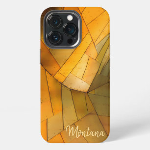 Kupfernes Messingblech abstrakt iPhone 13 Pro Hülle