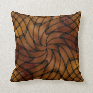 Kupfernes Webart-Strudel-Kissen Kissen