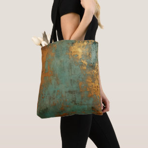 Kupferpatina Rustik Metallisch Tasche
