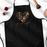 Kupfersalon Herzstück Stylist Personalisierter Nam Schürze<br><div class="desc">Kupfersalon Herz Stylist Personalisierter Name Schürze</div>