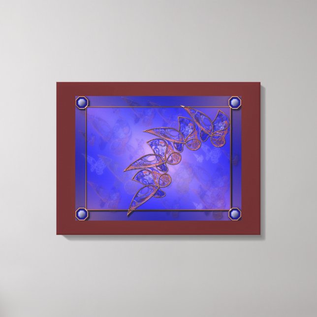 Kupferschmetterlinge Canvas drucken Leinwanddruck (Vorderseite)