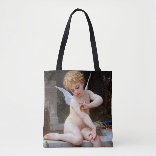 Kupid mit Schmetterling, Bouguereau Tasche (Vorderseite)