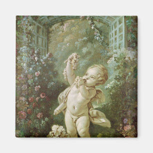 Kupid mit Trauben Magnet