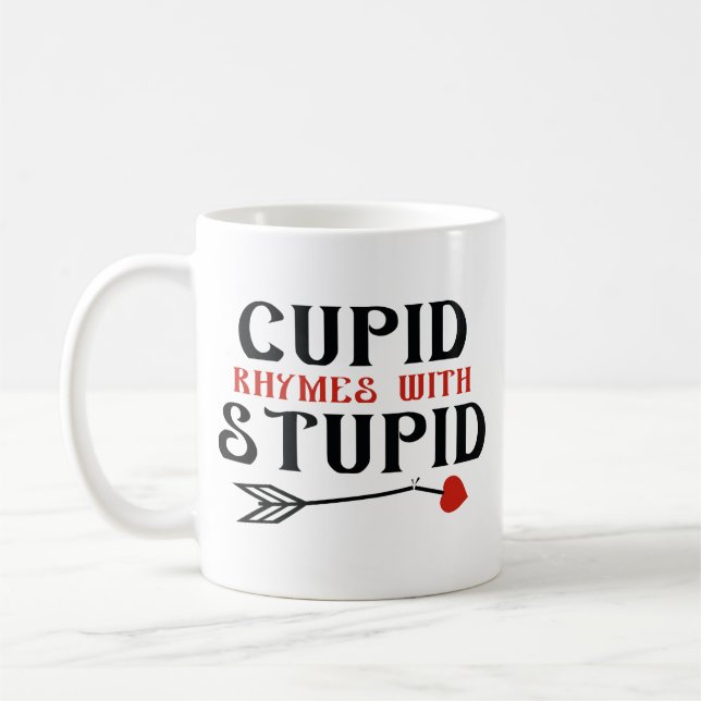 Kupiden Rymnen mit Dummkopf Kaffeetasse (Links)