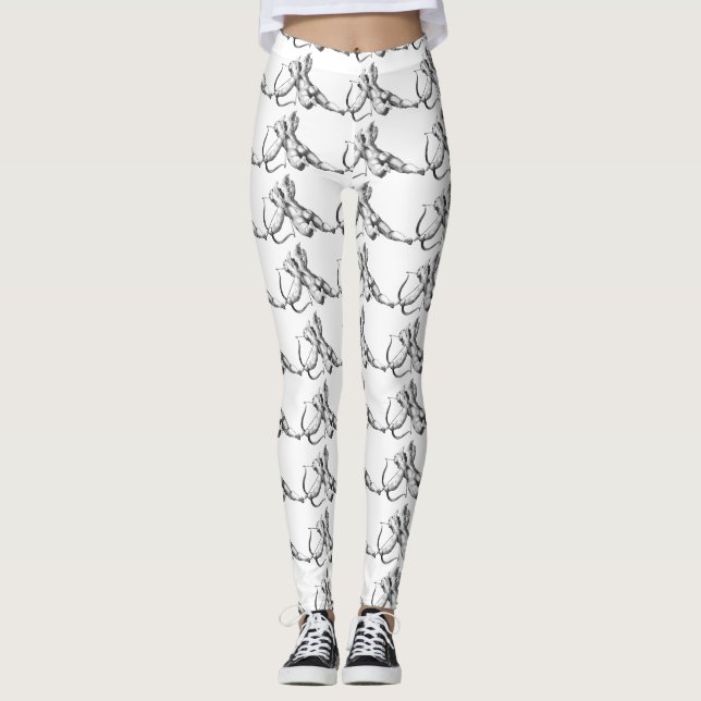 Kupider Gott der Liebe Leggings (Vorderseite)