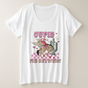 Kupie findet mich als Cowboy Women Große Größe T-Shirt