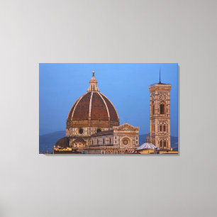 Kuppel der Kathedrale Santa Maria del Fiore in war Leinwanddruck