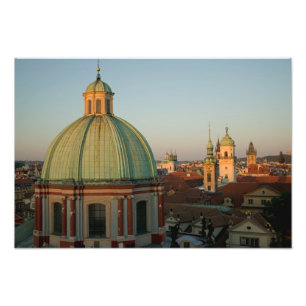 Kuppel der Kirche von Saint Francis, Prag, Tschech Fotodruck