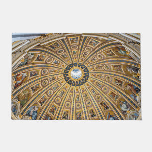 Kuppel der Petersbasilika - Vatikan, Rom, Italien Fußmatte