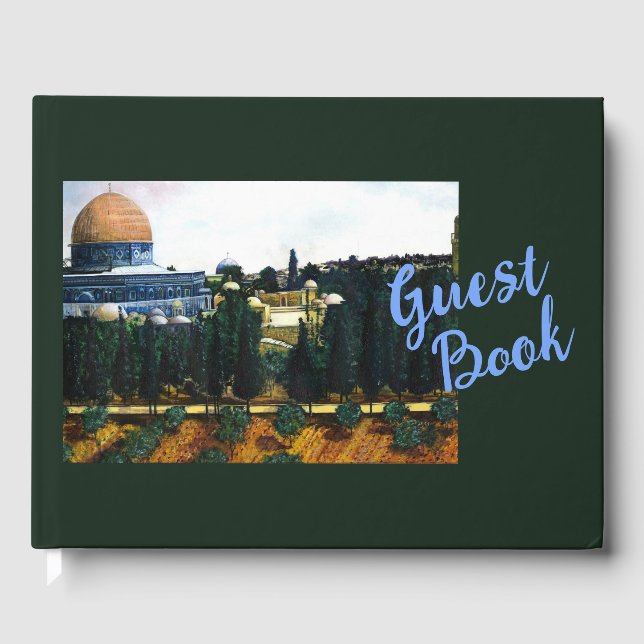 Kuppel des Felsens, Jerusalem Gästebuch (Vorderseite)