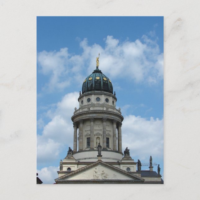 Kuppel in der Skyline Postkarte (Vorderseite)
