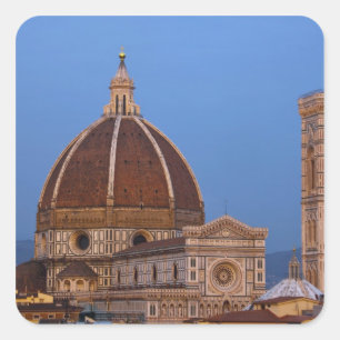 Kuppel von Santa Maria del Fiore Quadratischer Aufkleber