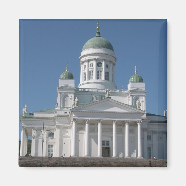 Kuppelkirche in Helsinki Magnet (Vorne)